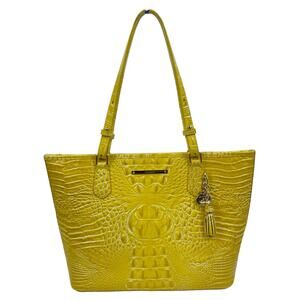 Brahmin Medium Asher Tote Bag Shoulder Bag Buttercup Melbourne Yellow